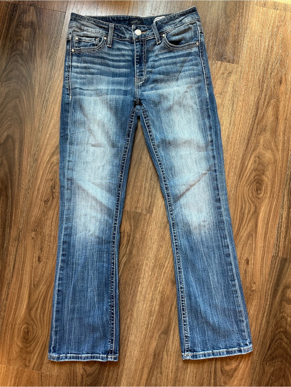 Daytrip Blue Bootcut Jeans - Faded Wash